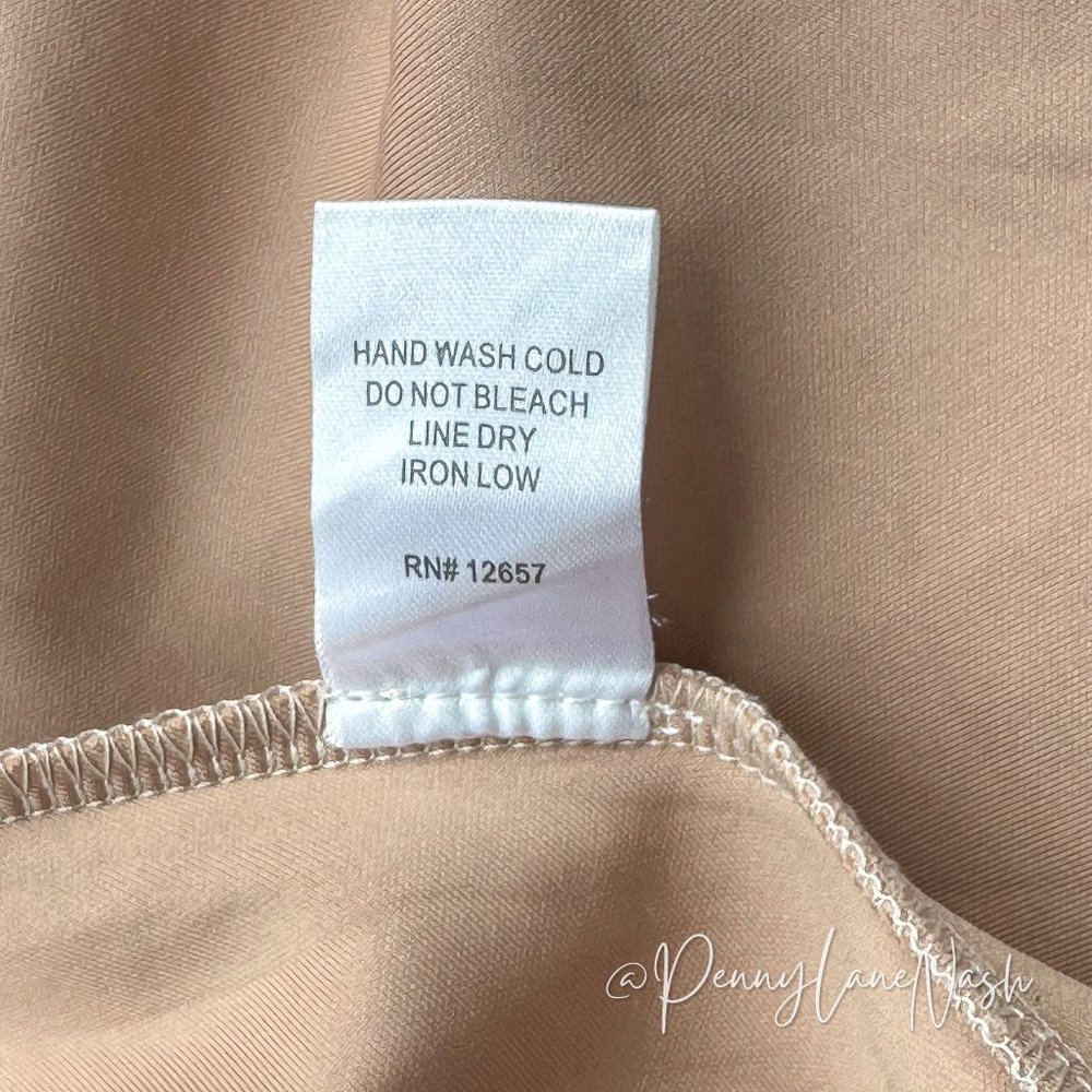 Ayla Francesa's Faux Suede Scalloped Skater Dress Blush - Picture 5 of 10